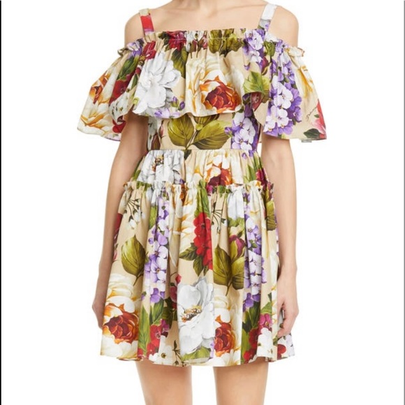 DOLCE AND GABBANA Gorgeous/Brand New/ Never worn, Cotton poplin floral dress - Picture 4 of 7